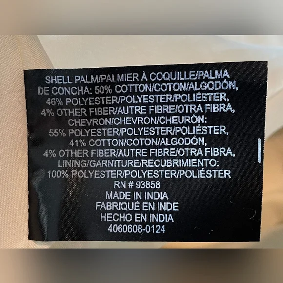 Boutique Miami Resort Beach Vacation Summer Tropical Palm Tree Bag ( NEW ) - Picture 9 of 9